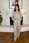 Mocha Pullover + Pants Lounge Set