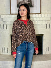 Untamed Ribbed Leopard Top
