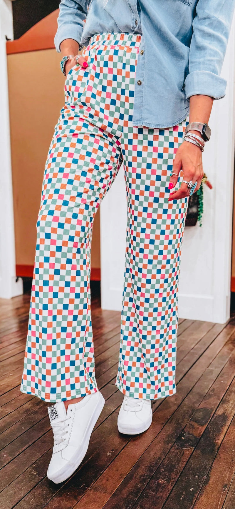 Checkered Pants
