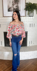 Floral Off Shoulder Top