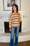 Striped Knit Sweater