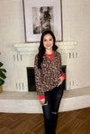 Untamed Ribbed Leopard Top