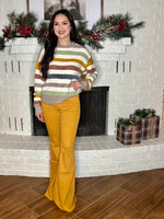 Mustard Bell Bottom Jeans