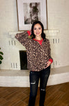 Untamed Ribbed Leopard Top