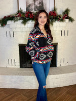 Aztec Zip Up Jacket
