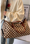 Checkered Duffle Bag
