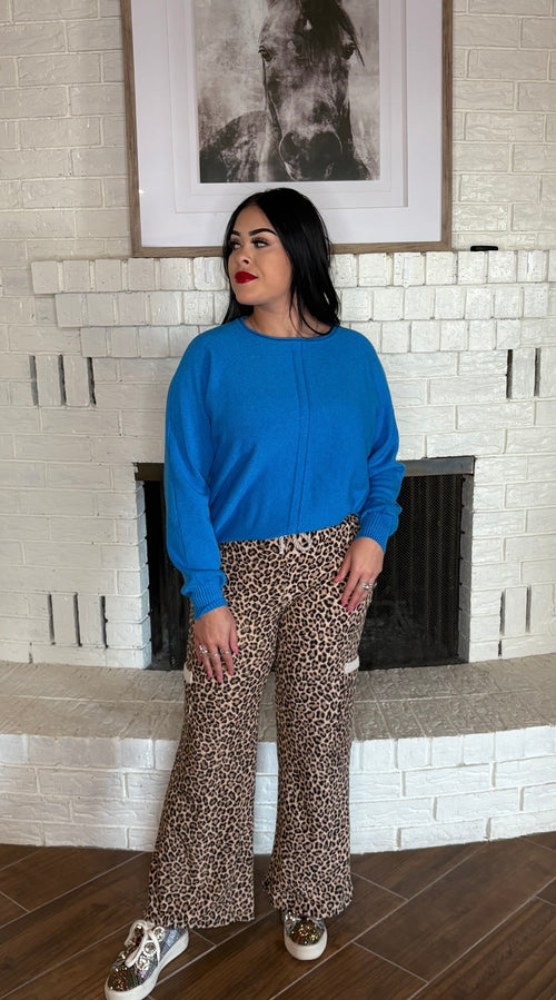 Made For Me Sweater (Ocean blue)