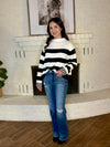 Contrast Striped Sweater