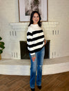 Contrast Striped Sweater