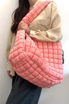 Pink Quilted Carry All Bag