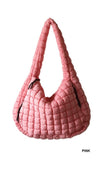 Pink Quilted Carry All Bag