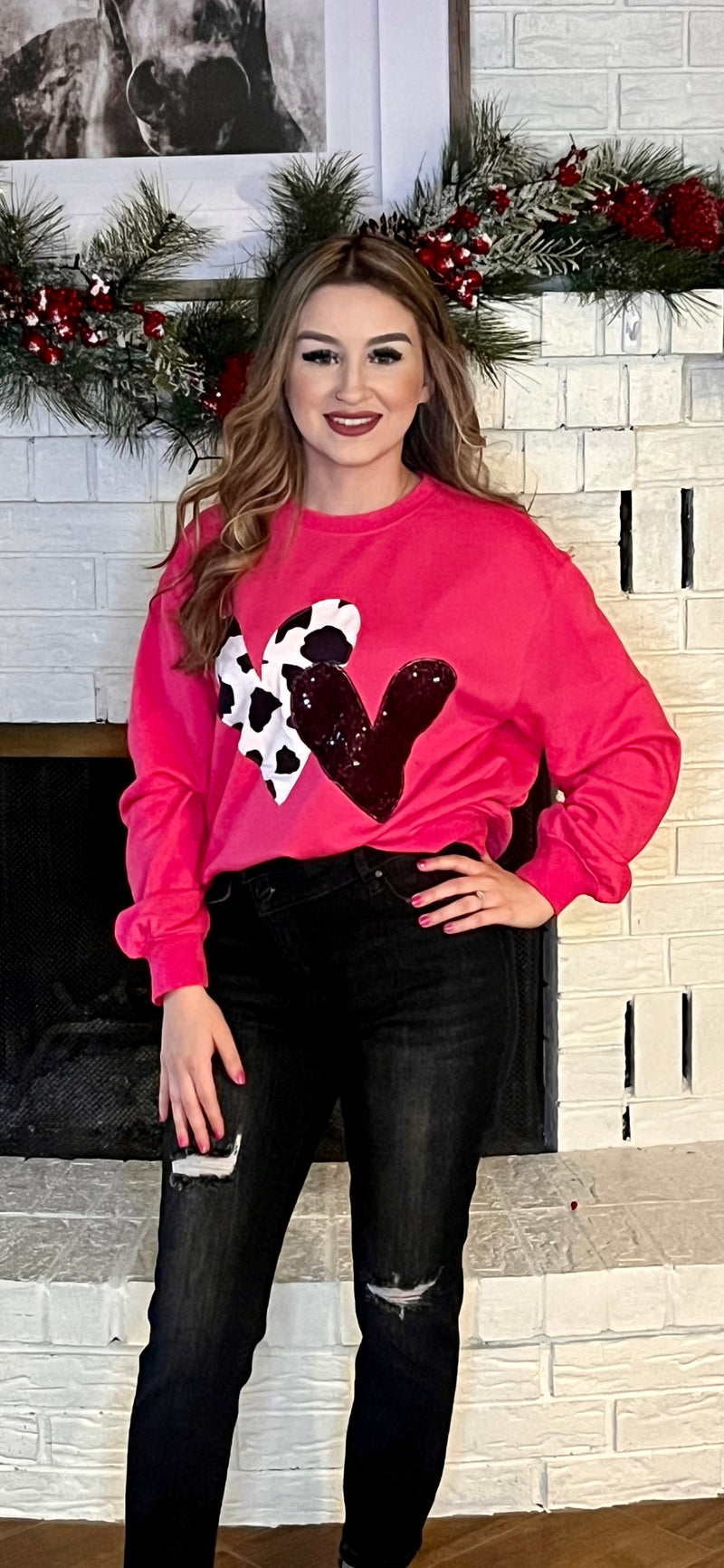 Heart Patch Sweatshirt