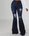 High Rise Bell Bottom Jeans