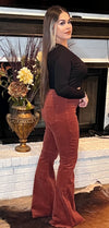 Corduroy Flare Pants