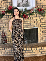 Leopard Wide Leg Jumpsuit