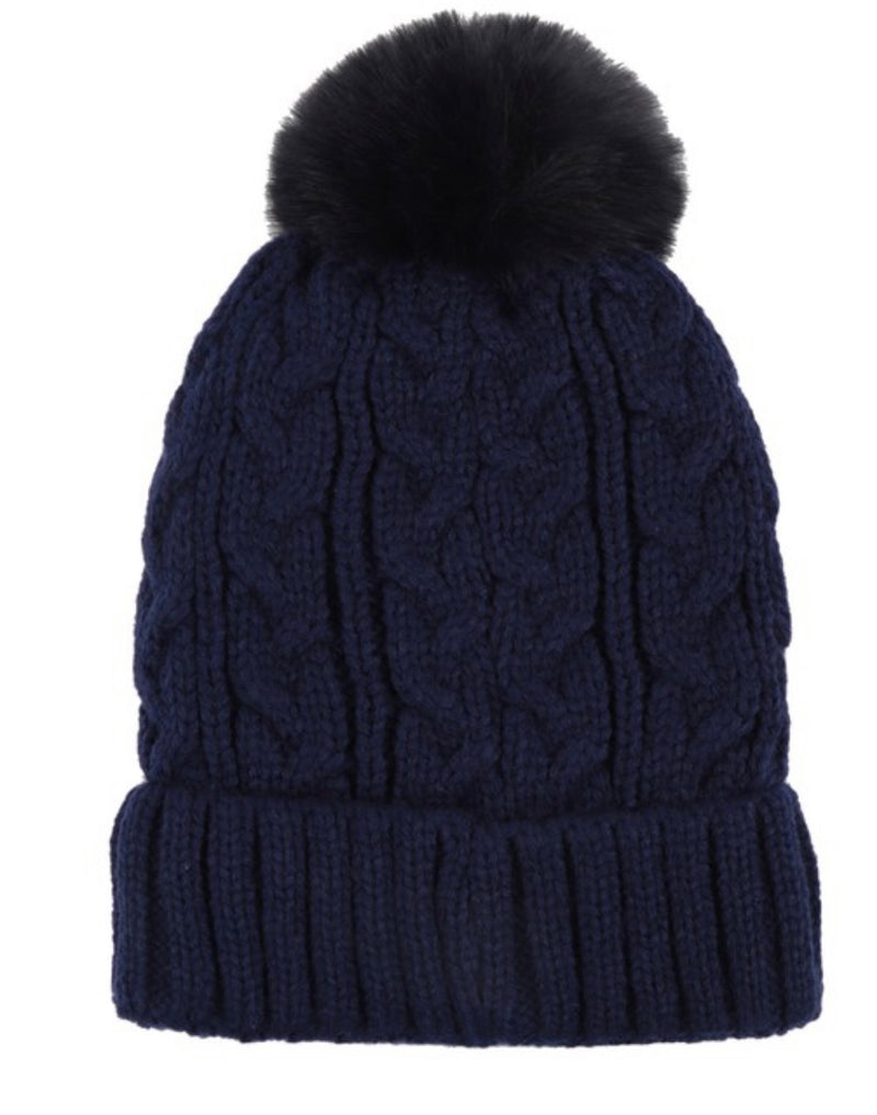 Chain Rib Knit Beanie