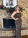 Leopard Wide Leg Jumpsuit