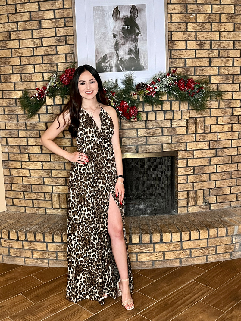 Leopard Maxi Dress