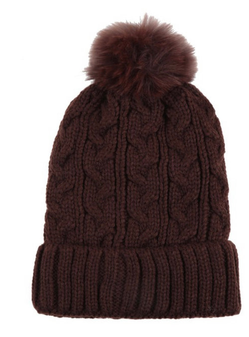 Chain Rib Knit Beanie