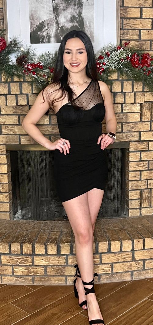 Showstopper Black Dress